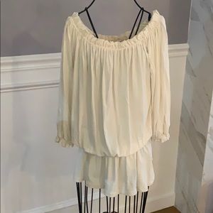 Off the shoulder tunic top